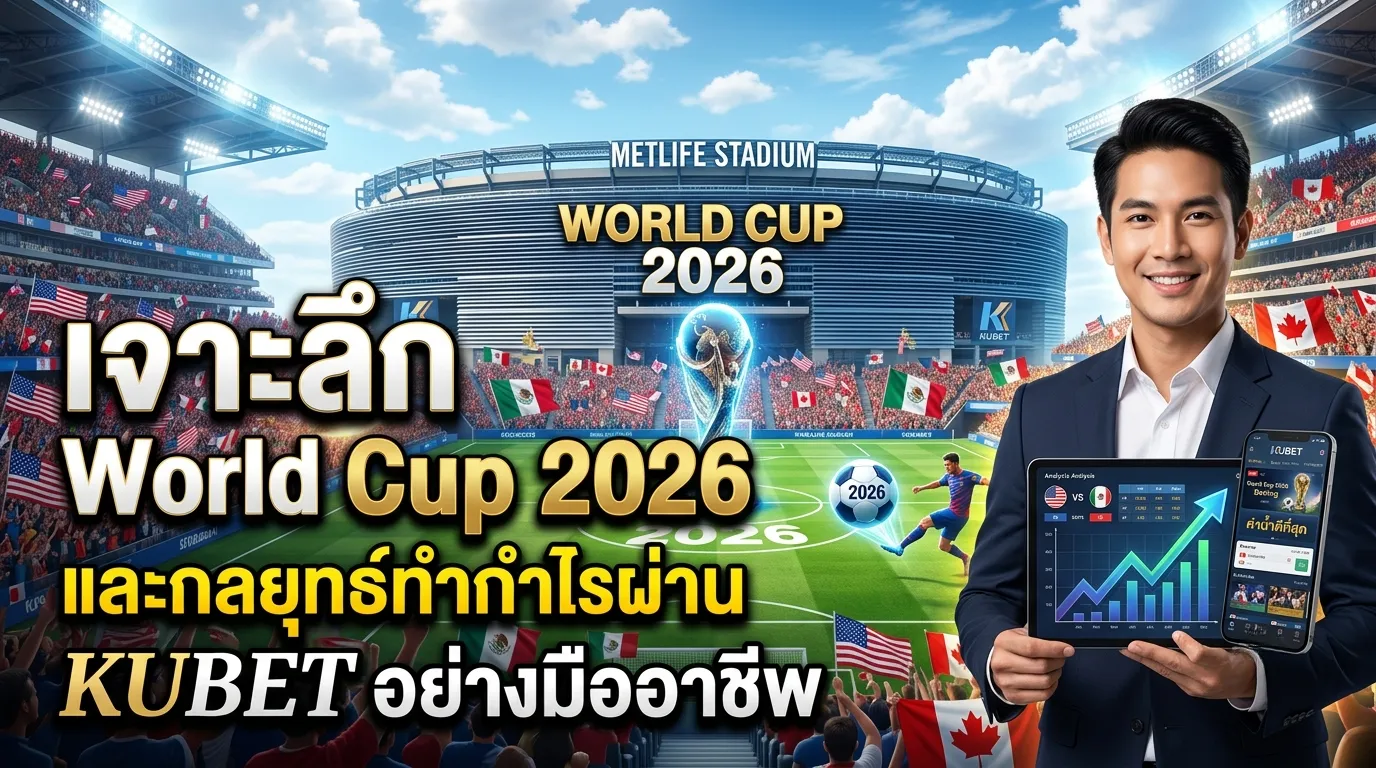 เจาะลึก World Cup 2026 และกลยุทธ์ทำกำไรผ่าน KUBET อย่างมืออาชีพ